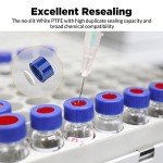 Autosampler Vials, 2ml Clear HPLC Vials, 100 Pcs