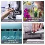 100 Pack of 4ml Clear Glass Vials with Caps