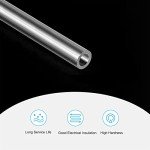 Clear Polycarbonate Round Tube 0.16" ID - Pack of 5