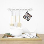 Black Labrador Retriever Chef Pot Holders Set