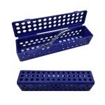 YOUYA Dental Instrument Sterilization Case - Dark Blue
