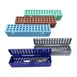 YOUYA Dental Instrument Sterilization Case - Dark Blue