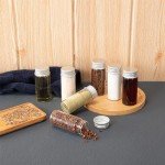 30ml Clear Glass Vials with Aluminum Caps - 30 Pack