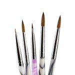 Porcelain Ermine Brush Pen Set - 5 Pieces