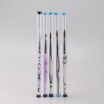 Porcelain Ermine Brush Pen Set - 5 Pieces