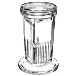 5-Slide Coplin Staining Jar with Glass Lid