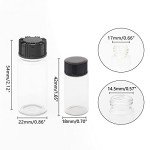 Clear Glass Vials Pack – 35 Total Capacity
