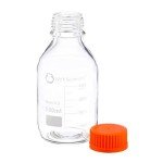 IVYX Scientific Round Borosilicate Media Bottles - 500 mL (2 Pack)