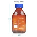 StonyLab 500ml Laboratory Storage Bottles