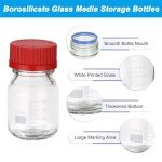 12 Pack Borosilicate Glass Storage Bottles - 100ml