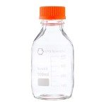 IVYX Scientific Round Borosilicate Media Bottles - 500 mL (2 Pack)