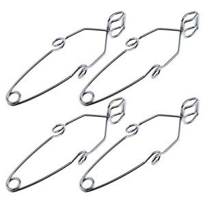4-Pack Steel Wire Test Tube Clamps - 145mm