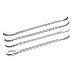 4-Piece Stainless Steel Micro Lab Scoop Set