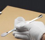 4-Piece Stainless Steel Micro Lab Scoop Set