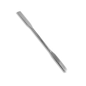Double-Ended Stainless Steel Lab Spatula, 7" Length