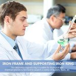 Baluue Lab Retort Stand with Ring Clamps