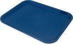Blue Patterned Cafeteria Tray for Fast Food