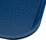 Blue Patterned Cafeteria Tray for Fast Food