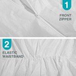 FURWEY Disposable Hazmat Suits - 3 Pack