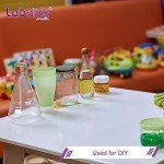 Labvida 500ml Narrow Mouth Glass Erlenmeyer Flasks