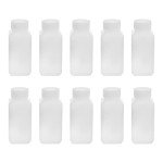 Othmro 10 Pack Square Plastic Lab Reagent Bottles