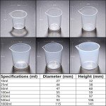 10ml Resin Mixing Cups - 50 PCS Beakers