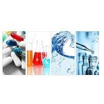 Othmro 10 Pack Square Plastic Lab Reagent Bottles