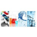 Othmro 10 Pack Square Plastic Lab Reagent Bottles