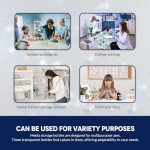 1000 ML Round Media Bottle with GL45 Cap