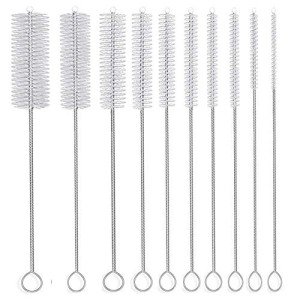 Nylon Long Straw Brush Set – 10 Sizes