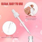 6 Glass Dropper Pipettes with Silicone Handles