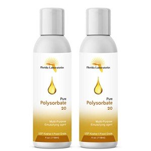 2 Bottles 4 oz Food Grade Polysorbate 20