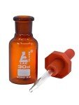 EISCO 30ml Amber Glass Dropping Bottle