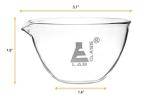 EISCO 100ml Flat Bottom Evaporating Basin