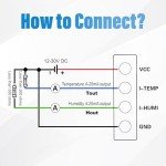 Tzone Digital Temp Humidity Transmitter for Greenhouses