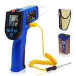 Ketotek Infrared Thermometer with K Type Probe