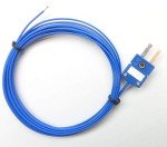 T-Type Thermocouple Probe with Mini Connector, 10ft