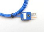 T-Type Thermocouple Probe with Mini Connector, 10ft