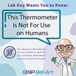SP Bel-Art H-B DURAC Plus Incubator Thermometer 15-50°C