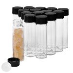 15 PCS 30ML Borosilicate Glass Vials with Caps