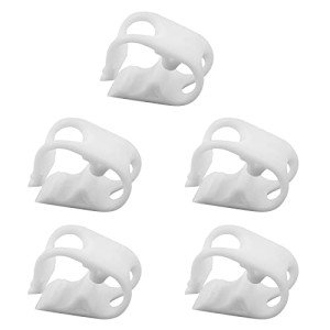 Adjustable 5-Pack Plastic Tubing Clamps for Labs