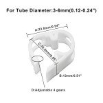 Adjustable 5-Pack Plastic Tubing Clamps for Labs