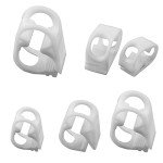 Adjustable 5-Pack Plastic Tubing Clamps for Labs