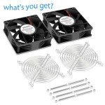 High Airflow Waterproof Cooling Fan 2-Pack