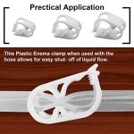 Adjustable 5-Pack Plastic Tubing Clamps for Labs