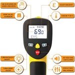 Digital Dual Laser Infrared Thermometer for High Temperatures