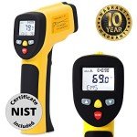 Digital Dual Laser Infrared Thermometer for High Temperatures