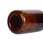 4 Amber Borosilicate 1000 mL Graduated Lab Bottles