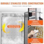 VEVOR 19.32 Cu.ft Stainless Steel Upright Freezer
