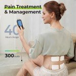 AUVON 3-in-1 TENS Unit Muscle Stimulator Machine